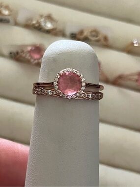 NWOT OG Charmed Aroma pink flamingo ring